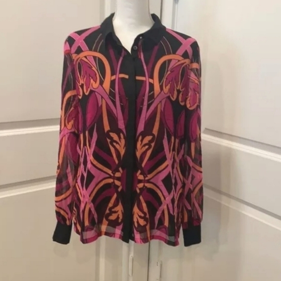 Ted BAKER CHHLOE LINEAR SHIRT - Picture 3 of 12